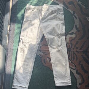 White Distressed Jeans